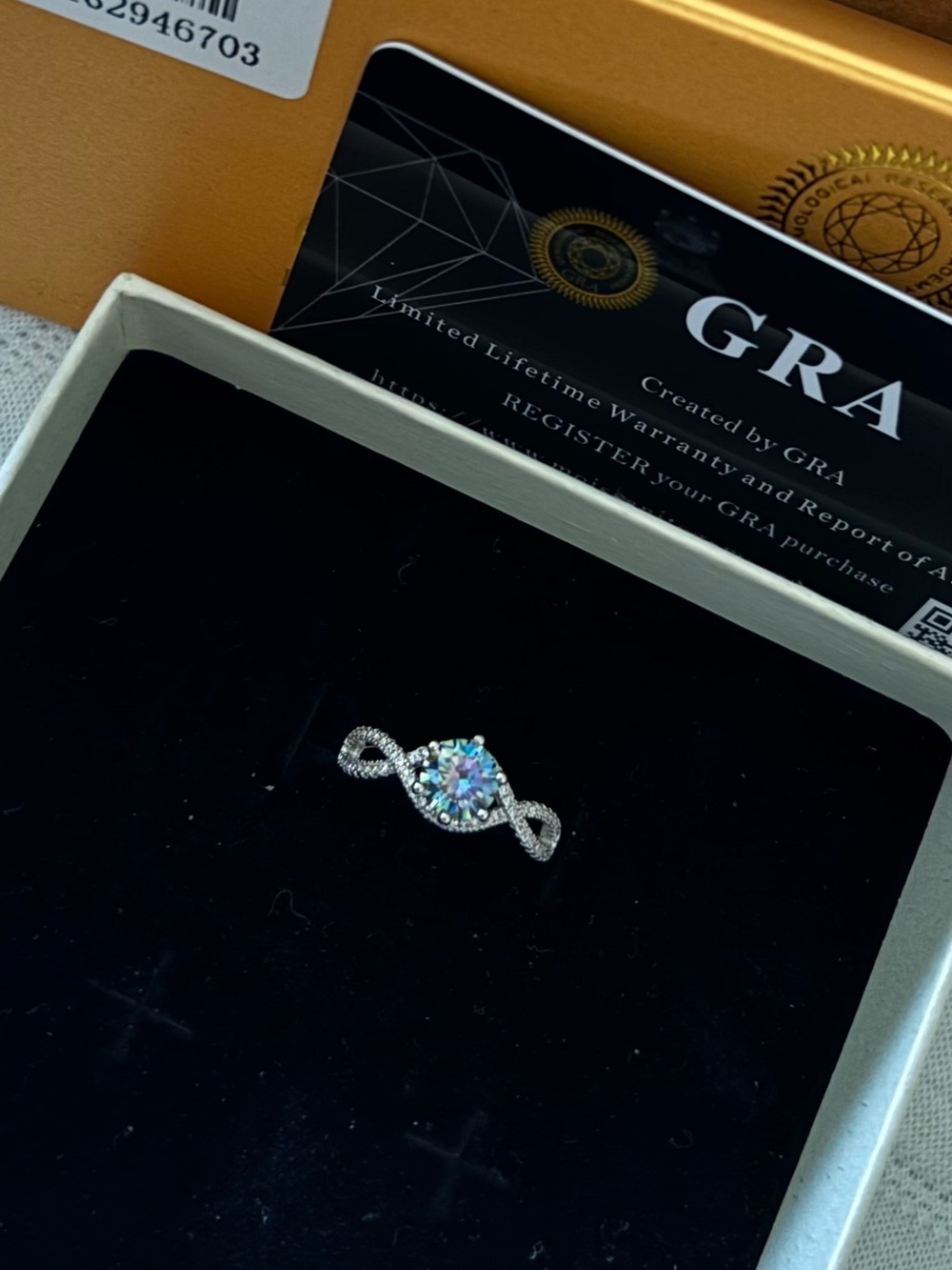Sterling Silver Twisted Halo Mystic Opal Ring size 7